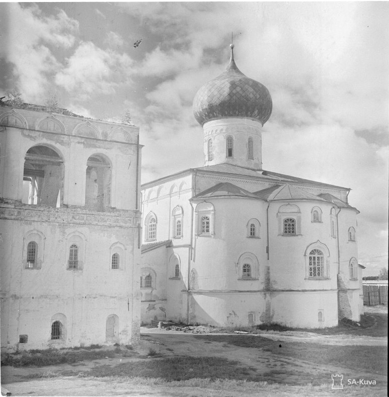 "Syvärin luostari. Vanha osa. Troitsan kontu 1941.09.08" (Kuva/Photo: SA-kuva)